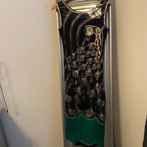 Vintage Style 1920s Flapper Dress